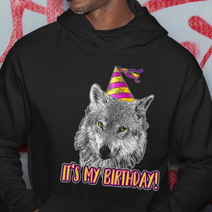 Wolf Birthday Themed Party Wolves Theme Girl Wolf Lover V2 Hoodie ...