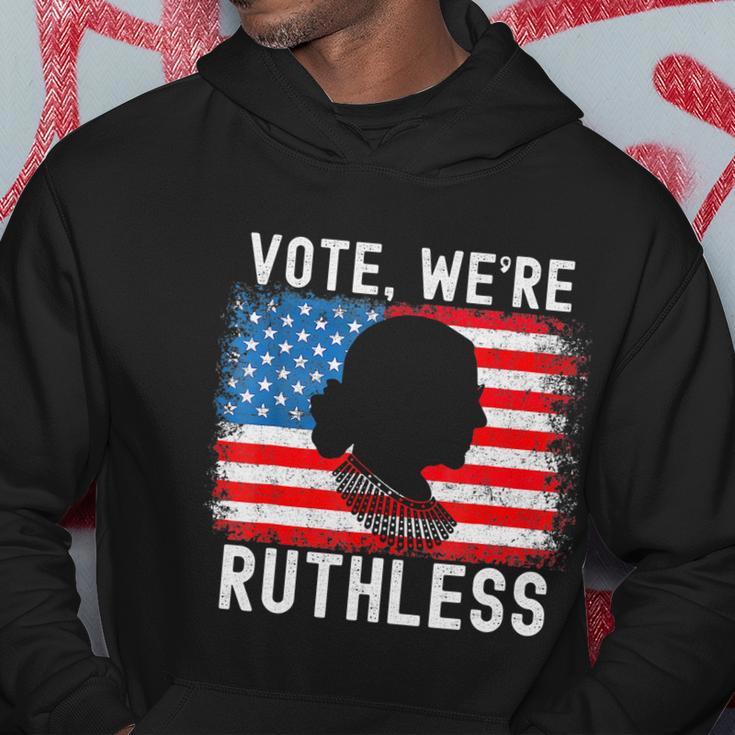 Womenn Vote Were Ruthless Womenn Feminist Hoodie Unique Gifts