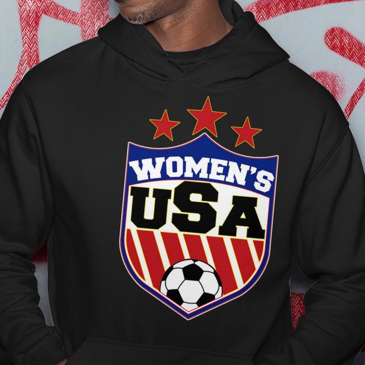 Womens Soccer Usa Emblem Hoodie Unique Gifts