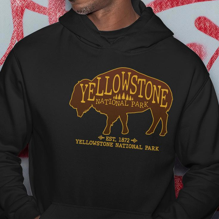Yellowstone National Park Est 1872 Buffalo Logo Tshirt Hoodie Unique Gifts