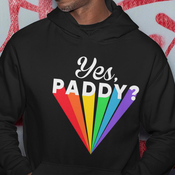 Yes Paddy Rainbow St Pattys Day Daddy Lgbt Gay Pride Month 2022 Men Hoodie Personalized Gifts