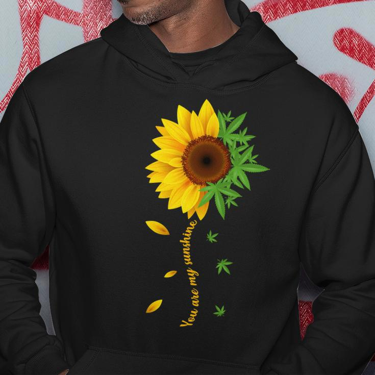 You Are My Sunshine Weed Sunflower Marijuana Tshirt Hoodie Unique Gifts