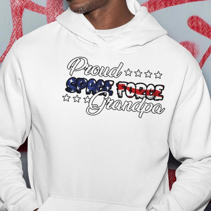 Bold Flag Proud Space Force Grandpa Hoodie Unique Gifts
