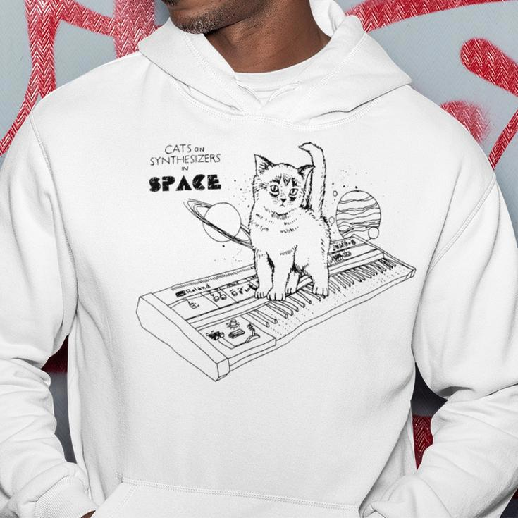 Cats On Synthesizers In Space Cat Owner Hoodie Funny Gifts