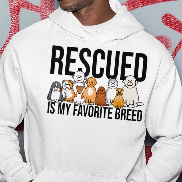 Dog Lovers For Women Men Kids - Rescue Dog Boy Hoodie Funny Gifts