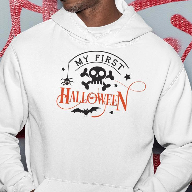Halloween My First Halloweenblack And Orange Men Hoodie Graphic Print Hooded Sweatshirt Funny Gifts