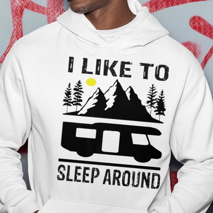 I Like To Sleep Around Camper Hoodie Unique Gifts