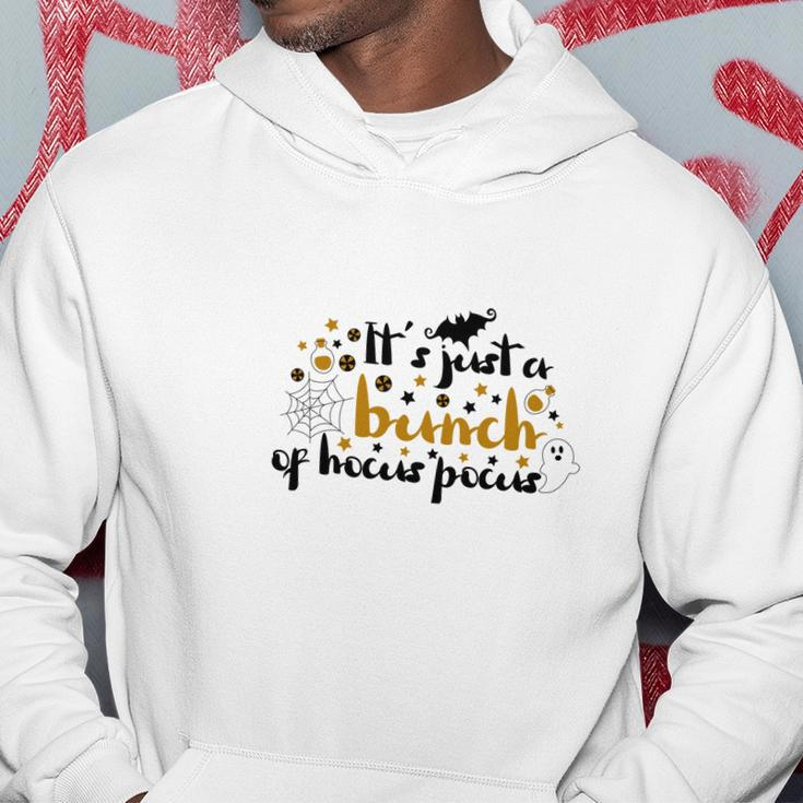 Its Just A Bunch Of Hocus Pocus Halloween Color Hoodie Funny Gifts