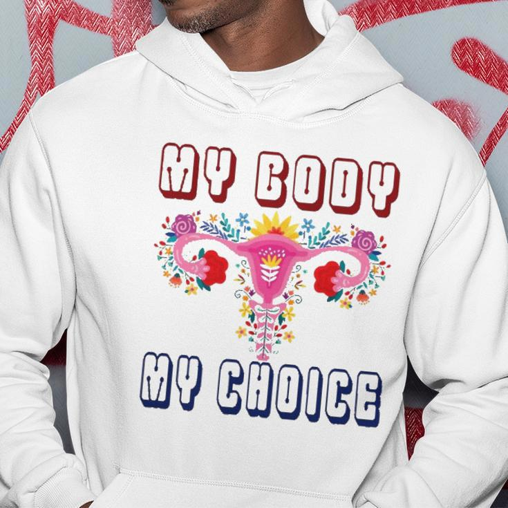 My Body My Choice Pro Roe Floral Uterus Hoodie Unique Gifts
