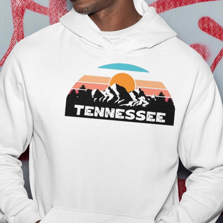 Tennessee Retro Vintage Sunset Mountain Tennessee Lovers Hoodie Unique Gifts