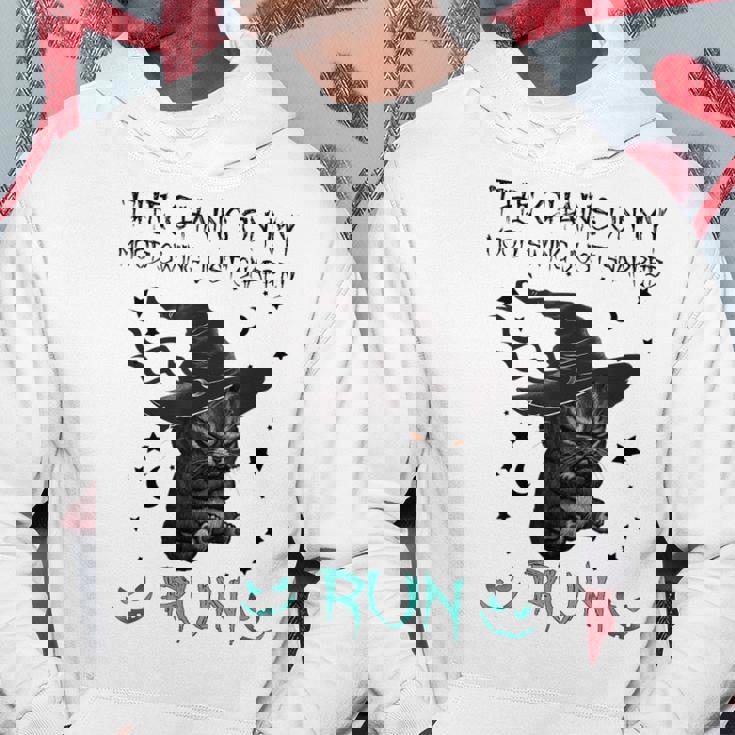 The Chains On My Mood Swing Just Snapped Run Halloween Funny Hoodie Personalized Gifts