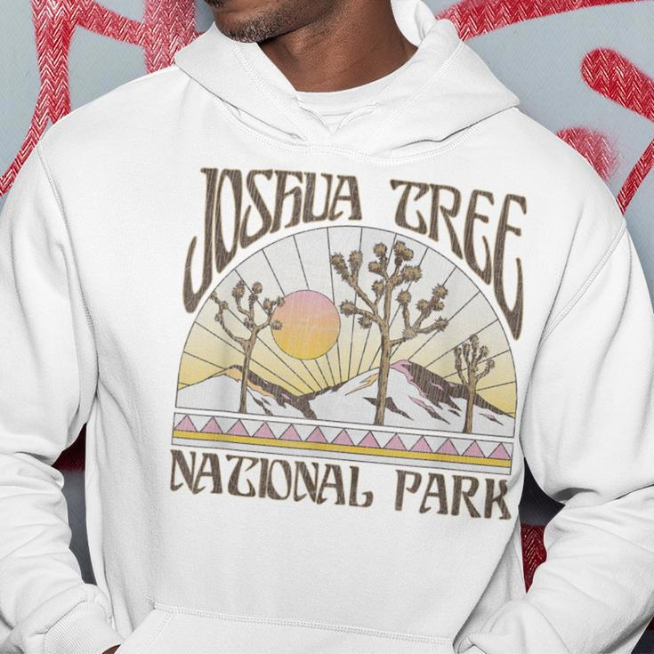 Vintage Joshua Tree National Park Retro Outdoor Camping Hike Hoodie Funny Gifts