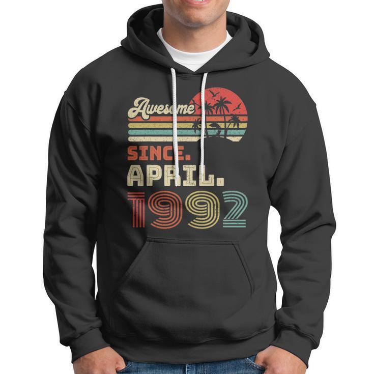 31 Years Old Awesome Since April 1992 31St Birthday Hoodie