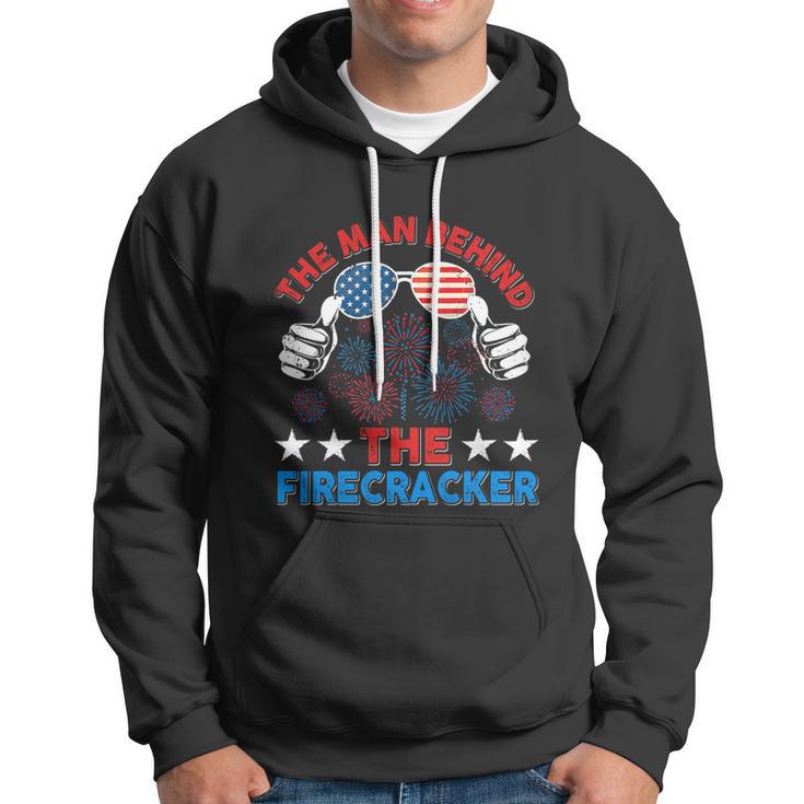 4Th Of July The Man Behind The Firecracker Patriotic Us Flag Gift Hoodie