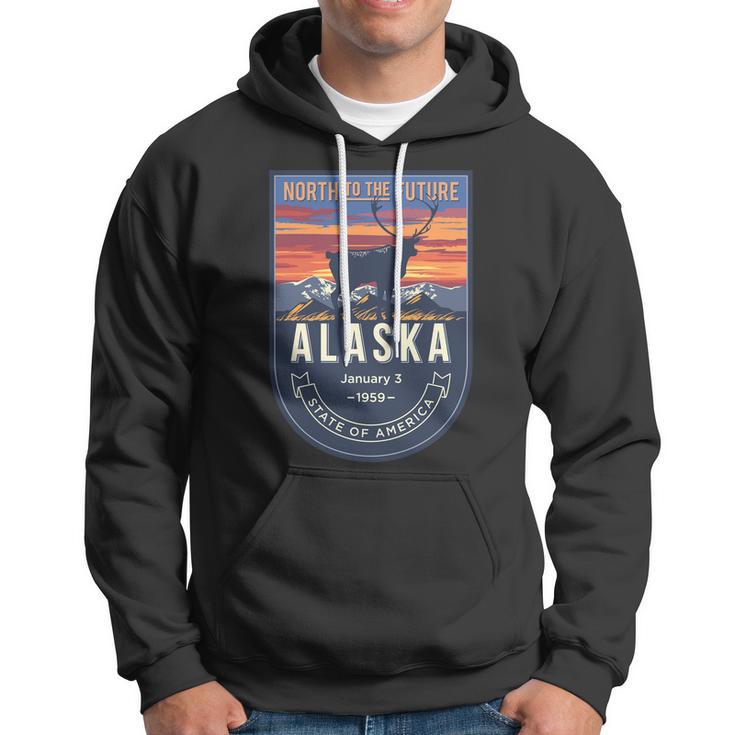 Alaska State Emblem Hoodie