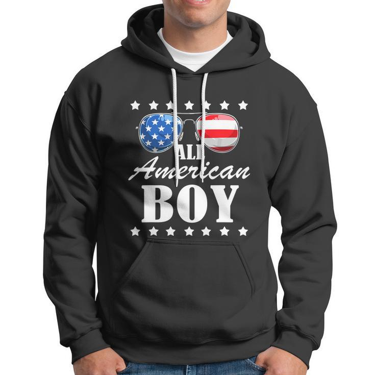All American Boy Us Flag Sunglasses For Matching 4Th Of July Hoodie