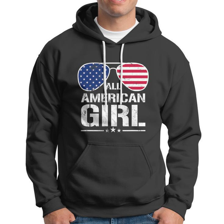 All American Girl 4Th Of July Independence Hoodie
