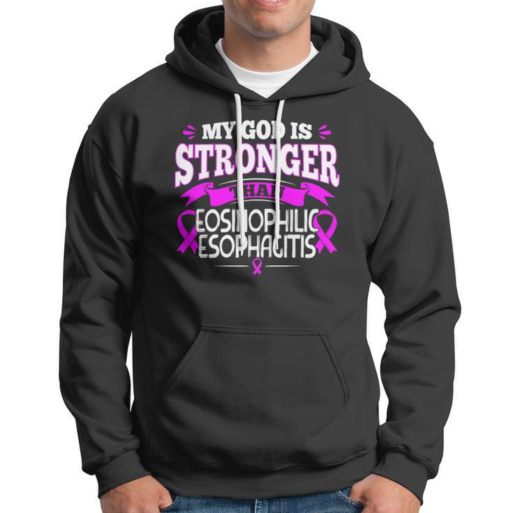 Allergic Oesophagitis Awareness Ribbon Gift For Eoe Patients Hoodie
