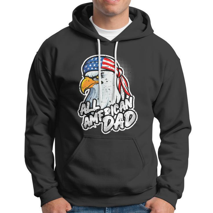 American Bald Eagle Mullet 4Th Of July All American Dad Gift Hoodie