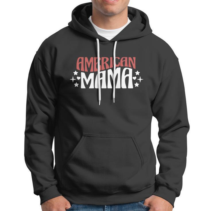 American Mama White 4Th Of July Hoodie