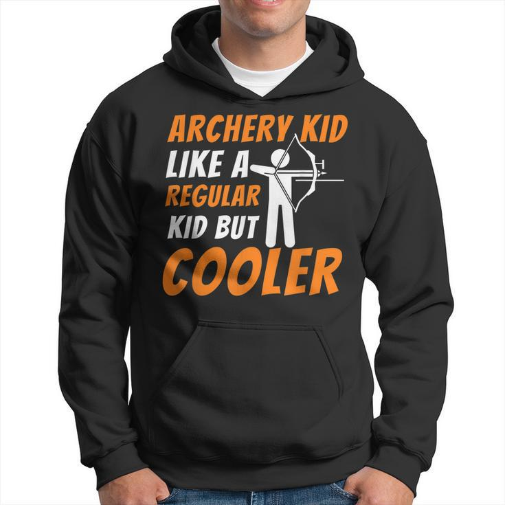 Archery Kid Like A Regular Kid But Cooler Archer Men Hoodie