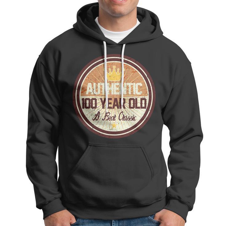 Authentic 100 Year Old Classic 100Th Birthday Tshirt Hoodie