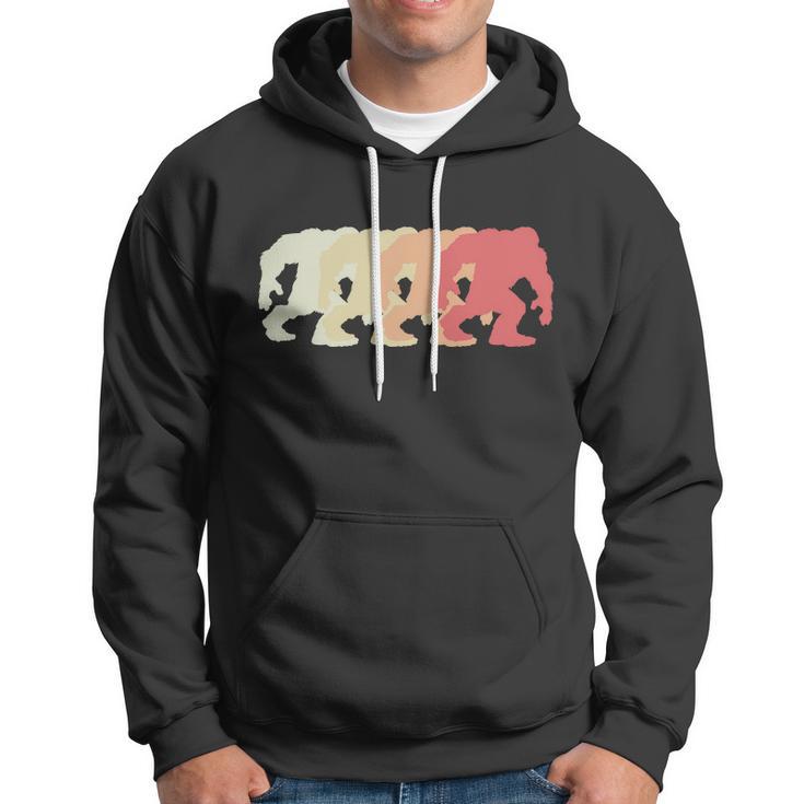 Bigfoot Silhouette Retro Sasquatch Tshirt Hoodie