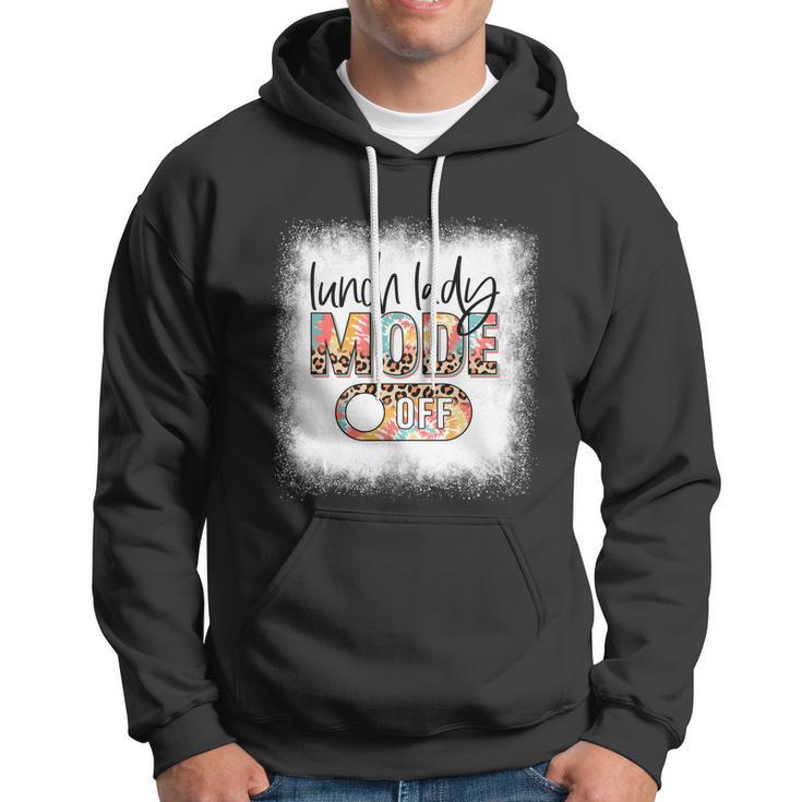 Bleached Lunch Lady Mode Off Leopard And Tie Dye Summer Meaningful Gift Hoodie