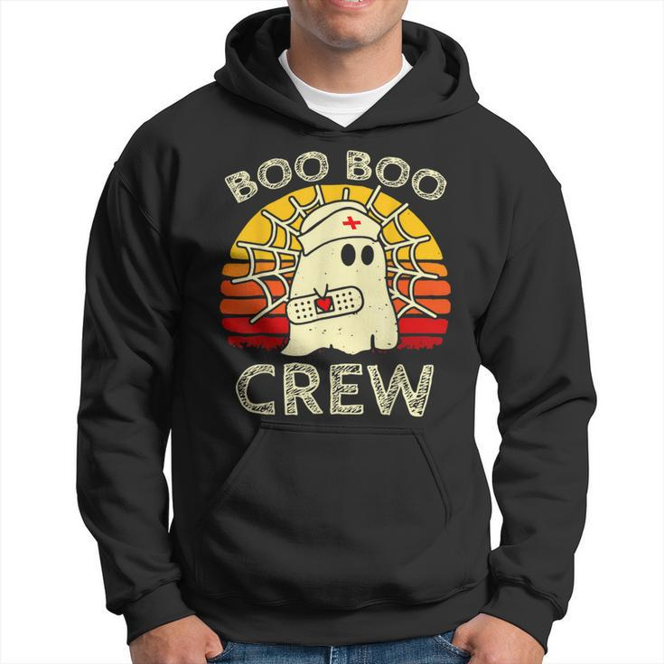 Boo Boo Crew Nurse  Funny Ghost Halloween Nurse  V3 Hoodie