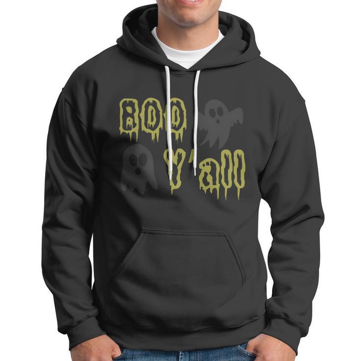 Boo Yall Ghost Boo Halloween Quote Hoodie