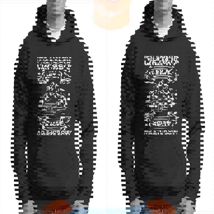 Camping Cool Tenting Campfire Camp Hiking Trekking Camping Men Hoodie