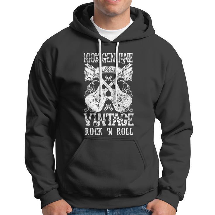 Classic Vintage Rock N Roll Funny Music Guitars Gift Hoodie