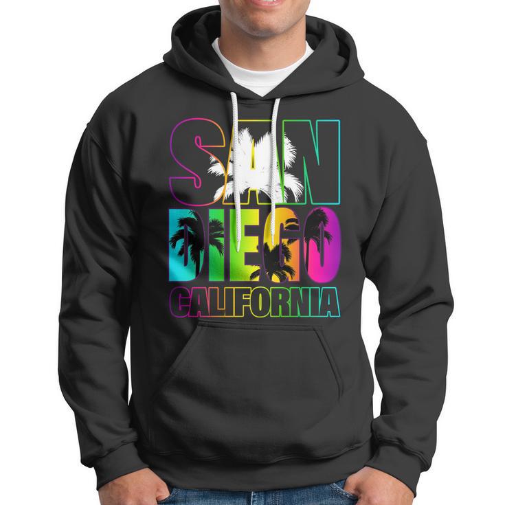 Colorful San Diego California Tshirt Hoodie