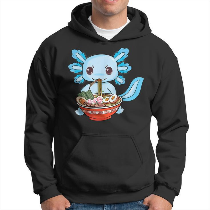 Cute Axolotl Ramen Noodles Anime Kawaii Kids Boys N Girl  Men Hoodie Graphic Print Hooded Sweatshirt