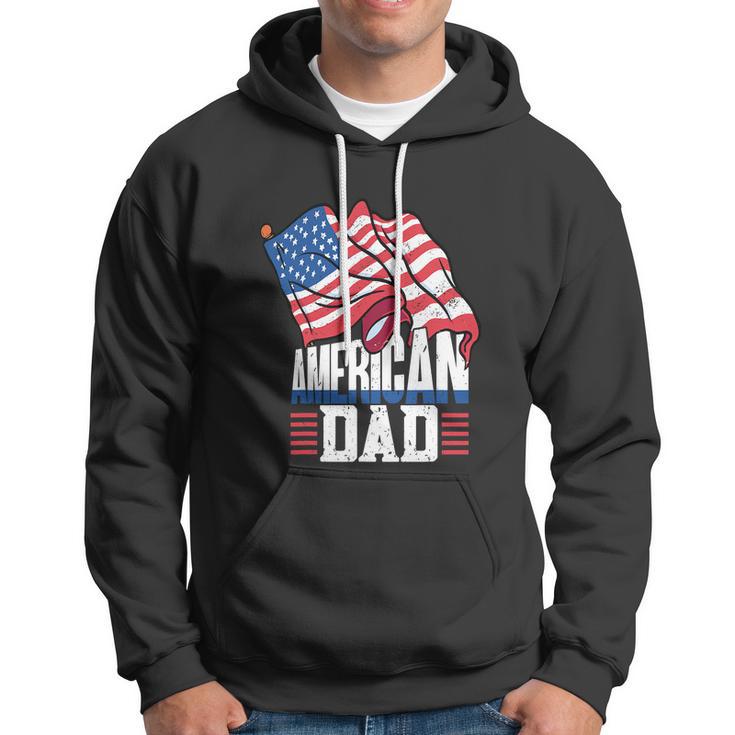 Dad Patriotic American Flag 4Th Of July Hoodie