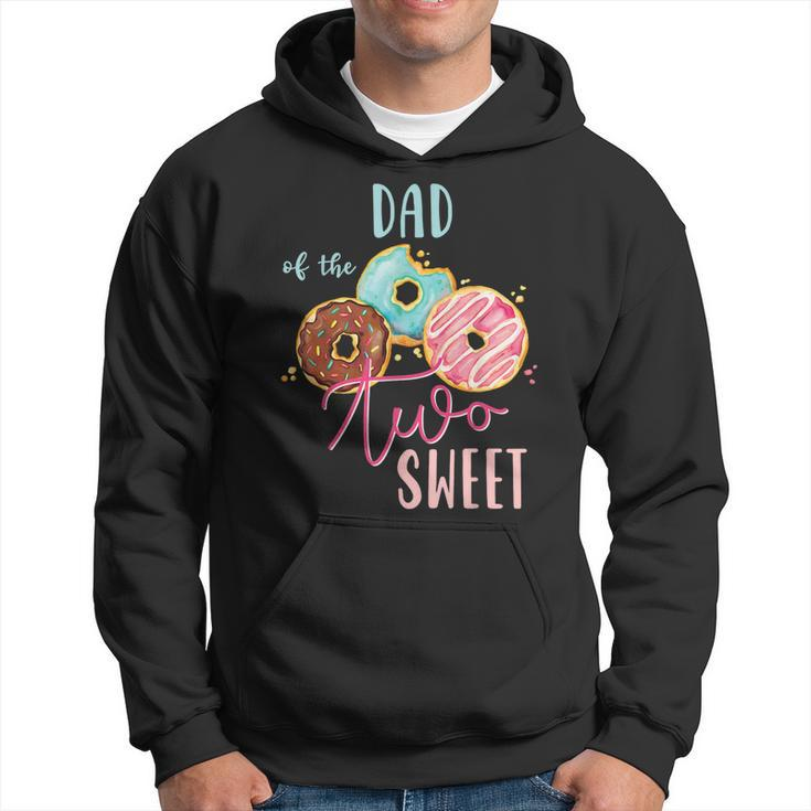 Dad Sweet Two Donut Birthday Party Theme Girl Men Hoodie