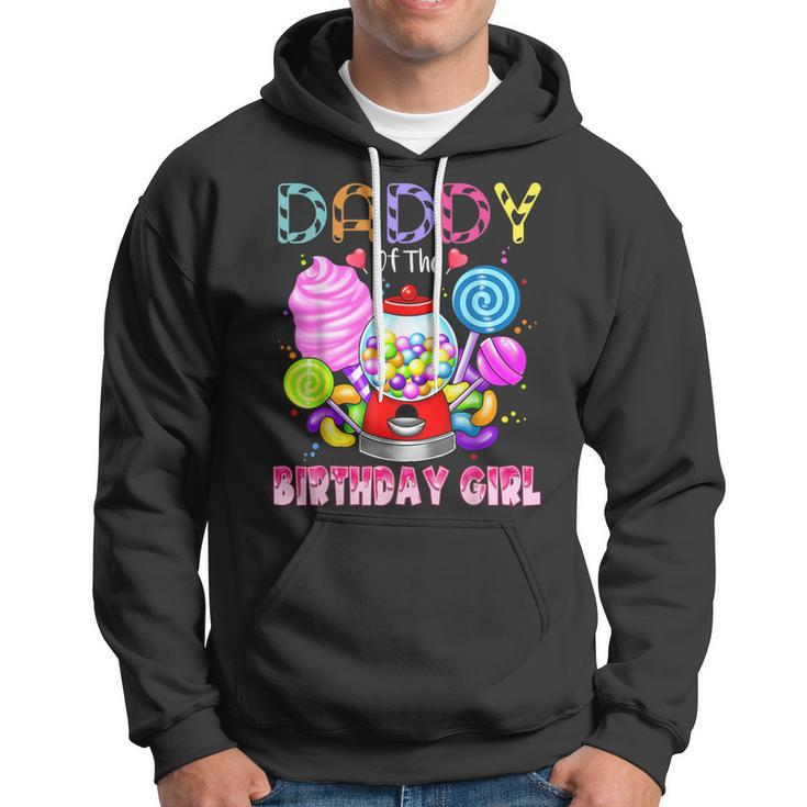 Daddy Of The Birthday Girl Candyland Candy Birthday Party Hoodie