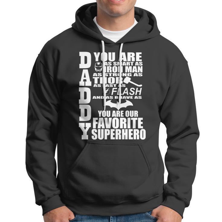 Daddy Superhero Fathers Day Hoodie