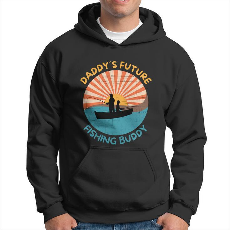 Daddys Future Fishing Buddy Quote Fathers Day Fishing Men Hoodie