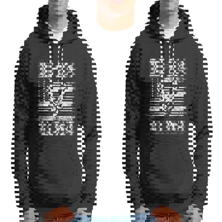 Dd214 Us Air Force Alumni Military Veteran Retirement Gift Hoodie