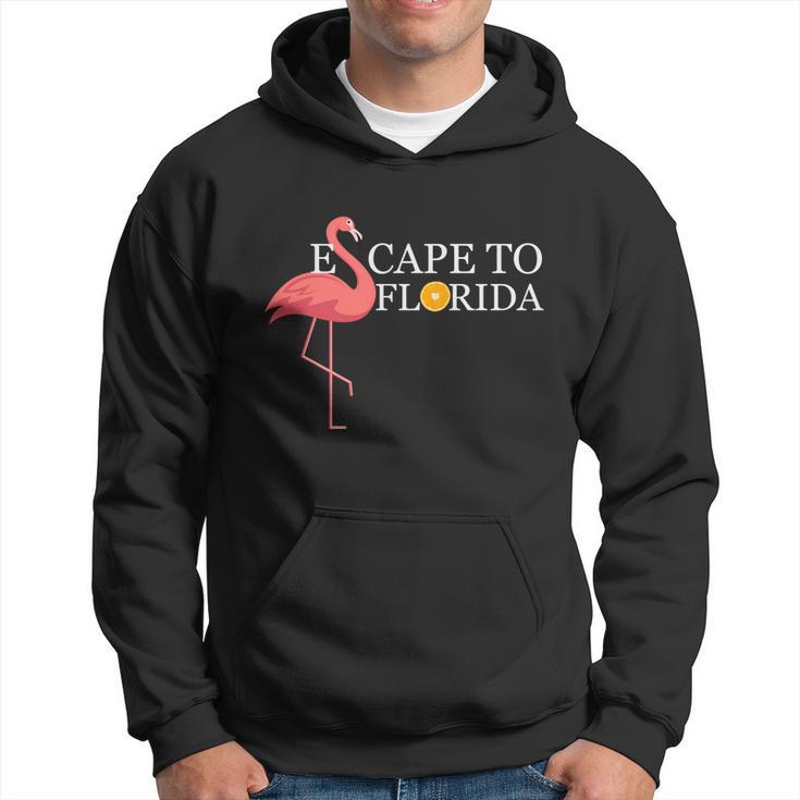 Desantis Escape To Florida Flamingo Orange Cute Gift Hoodie