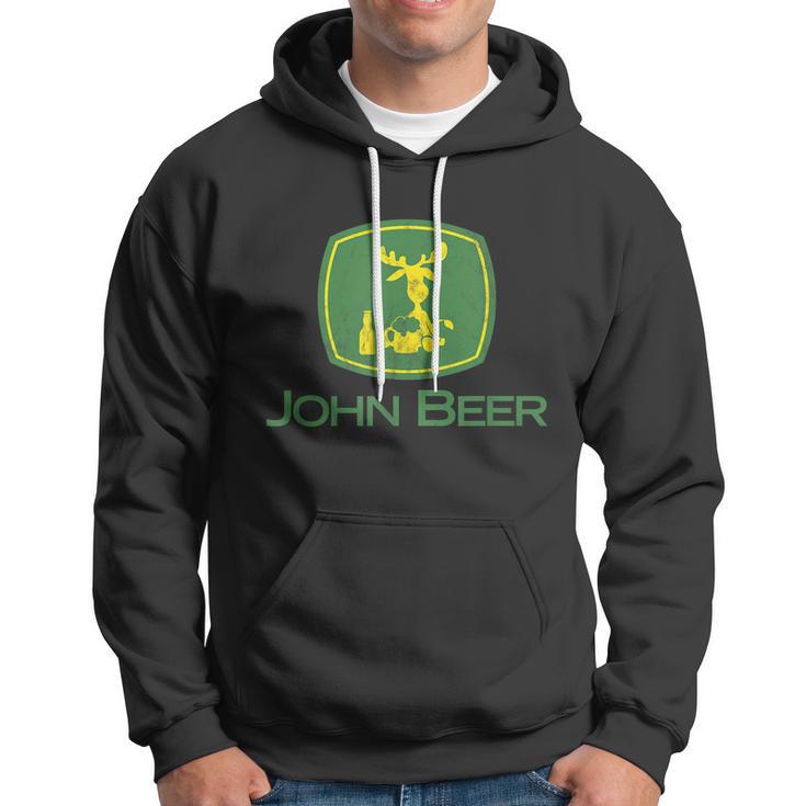 Distressed S Funny Tractor John Beer Deer Farmer Tshirt Hoodie