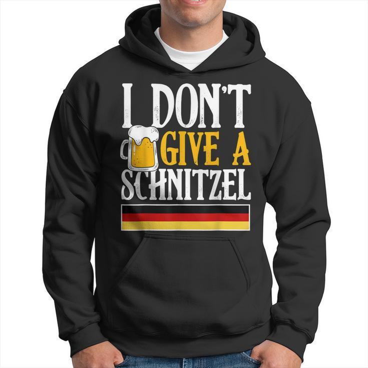 I Dont Give A Schnitzel German Beer Wurst Oktoberfest Men Hoodie
