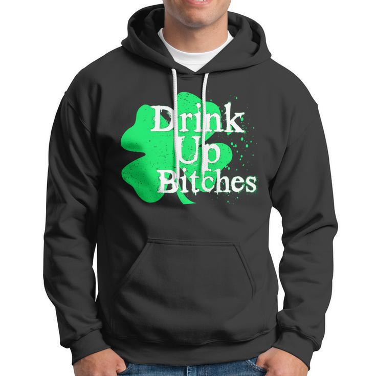 Drink Up Bitches St Patricks Day Clover Tshirt Hoodie