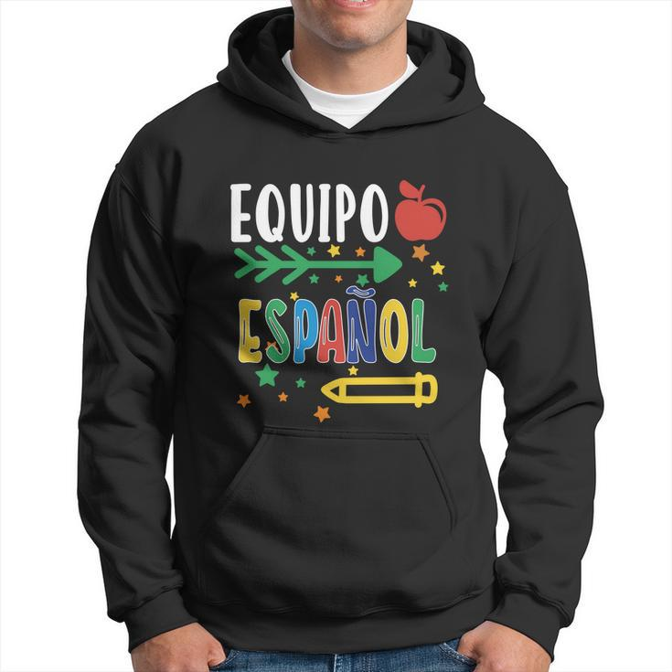 Equipo Espanol Spanish Teacher Regalo Para Maestra Gift Hoodie
