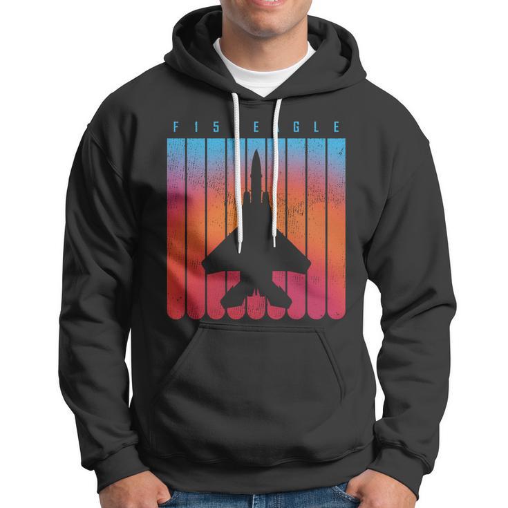 F-15 Eagle Jet Fighter Retro Hoodie