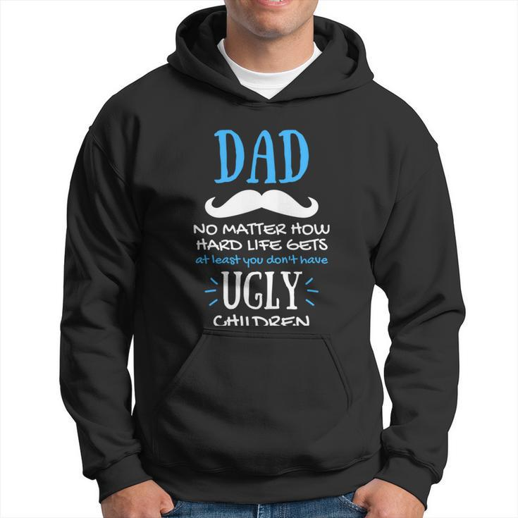 Fathers Day For Father From Daughter Son The Best Father Men Hoodie