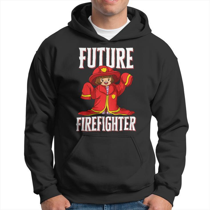Firefighter Future Firefighter For Young Girls Hoodie
