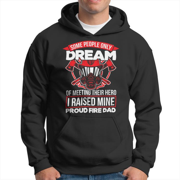 Firefighter Proud Fire Dad Firefighter Dad Of A Fireman Father _ V2 Hoodie