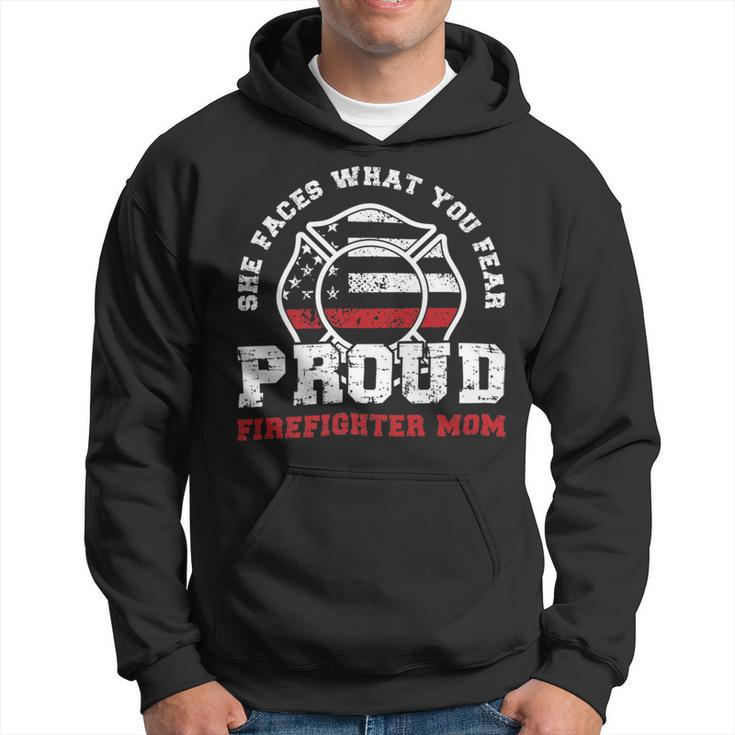 Firefighter Proud Fire Mother Of A Firefighter Daughter Hoodie